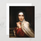 Papier Sainte Thérèse de Jésus (Devant / Derrière)