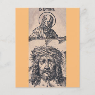 Papier Sainte Véronique avec le Vernicle par Hans Burgkma