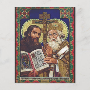 Papier Saints Cyrille et Méthode Apôtres des Slaves