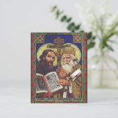 Papier Saints Cyrille et Méthode Patrons de l'Europe (Debout devant)