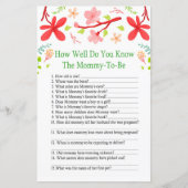 Papier Sakura Comme vous connaissez bien le jeu de baby s (Devant)