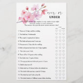 Papier Sakura - Plus ou moins sous la douche nuptiale (Devant)