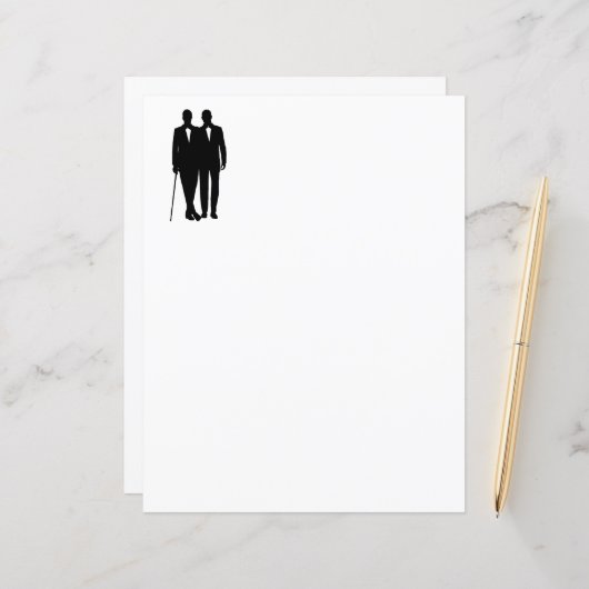 Papier Salles Mariages gays (Devant/Arrière en situation)