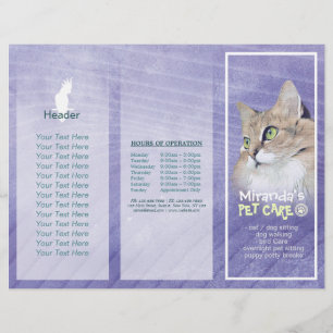 Papier Salon de toilettage pour animaux domestiques Broch