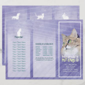 Papier Salon de toilettage pour animaux domestiques Broch (Devant / Derrière)