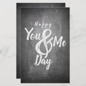 Papier Salutations anniversaire en mode tableau de bord (Devant / Derrière)