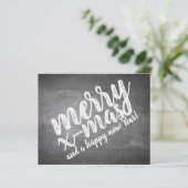 Papier Salutations de Noël sur le tableau de la Marche (Debout devant)