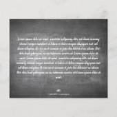Papier Salutations de Noël sur le tableau de la Marche (Dos)