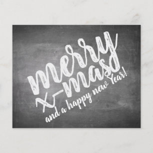 Papier Salutations de Noël sur le tableau de la Marche