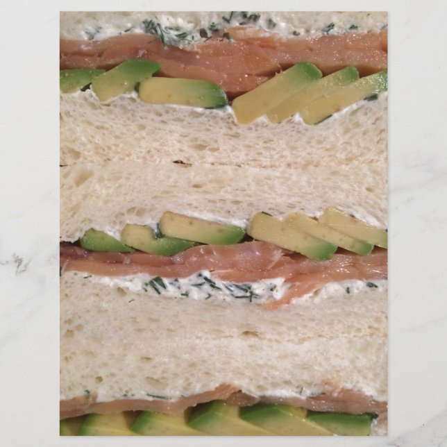 Papier sandwich Avocado & Lox (Devant)