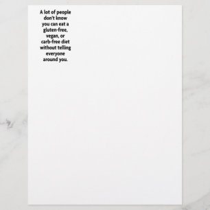 Papier Sans glucides