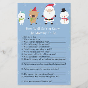 Papier Santa Claus comment bien connaissez-vous le jeu de