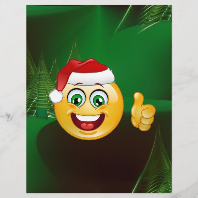 Papier santa claus emojis (Devant)