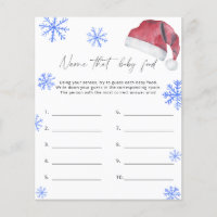 Santa hat - Nom de la nourriture pour bébé jeu