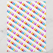 Papier Santa's Letter to Children Christmas Lights Tree (Dos)