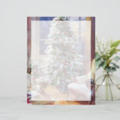 Papier Sapin de Noël à l'ancienne (Debout devant)