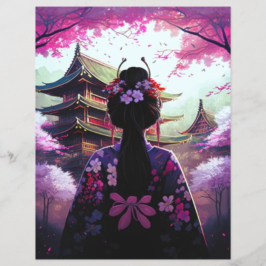 Papier Sari Cerise (Devant)