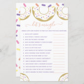 Papier Saupoudré d'Amour Faisons Mingle Game (Devant / Derrière)