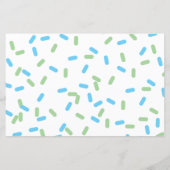 Papier Saupoudré De Prédiction D'Amour Et De Voeux De Bie (Dos)