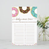 Papier Saupoudrée Avec Amour Baby Name Race Jeu (Debout devant)