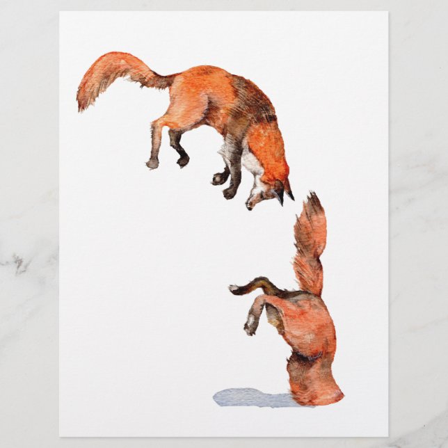 Papier Sauter Renard Rouge (Devant)