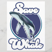 Papier Sauvez la baleine (Devant)
