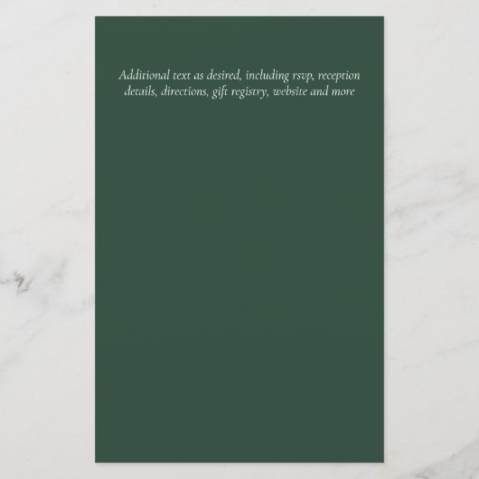 Papier Save The Dates Floral Wreath BUDGET les moins cher (Dos)