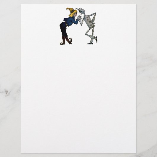 Papier Scarecrow et Tin Man (Devant)