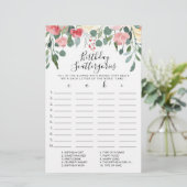 Papier Scattergories Anniversaire jeu modifiable (Debout devant)