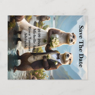 Papier **"Scellé avec un baiser : Otterly in Love"**