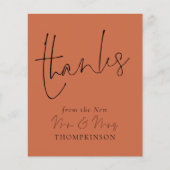 Papier Scénario de budget Nouveau Mr Mme Mariage Terre cu (Devant)