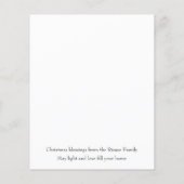 Papier Scène de la Nativité de Noël BUDGET Écriture Relig (Dos)