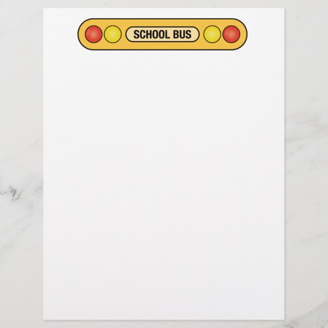 Papier School Bus (Devant)
