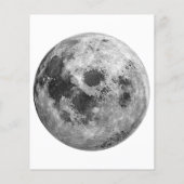 Papier Science de l'astronomie spatiale de la Pleine lune (Dos)