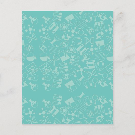 Papier Science Icons Notes de post-it Motif (Dos)