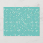 Papier Science Icons Notes de post-it Motif (Devant)