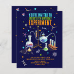 Papier Science Invitations d'anniversaire<br><div class="desc">Préparez-vous à une fête scientifique avec notre Invitation Anniversaire de enfant de la Chimie Set! Cette invitation à thème scientifique présente des accents néons, parfaits pour les jeunes aspirants scientifiques. Invitation vos invités à se joindre à l'amusement et l'excitation d'une soirée de chimie inoubliable. Que les expériences et les découvertes...</div>