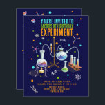 Papier Science Invitations d'anniversaire<br><div class="desc">Préparez-vous à une fête scientifique avec notre Invitation Anniversaire de enfant de la Chimie Set! Cette invitation à thème scientifique présente des accents néons, parfaits pour les jeunes aspirants scientifiques. Invitation vos invités à se joindre à l'amusement et l'excitation d'une soirée de chimie inoubliable. Que les expériences et les découvertes...</div>