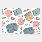 Papier scolastique mignon, Retour à l'école (Devant 3)