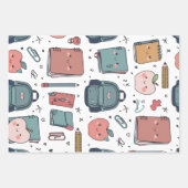 Papier scolastique mignon, Retour à l'école (Devant 2)