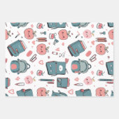 Papier scolastique mignon, Retour à l'école (Devant)