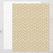 papier scrapbook à lignes géométriques (Devant / Derrière)