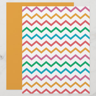 Papier scrapbook à motif chevron zigzag