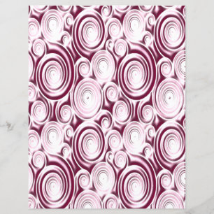 Papier scrapbook à motif de cercle