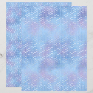 Papier scrapbook bleu clair Crible d'Ératosthène