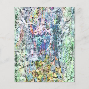 Papier scrapbook en lambeaux colorés