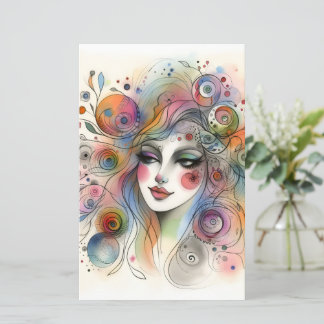 Papier scrapbook fantaisiste pastel moderne