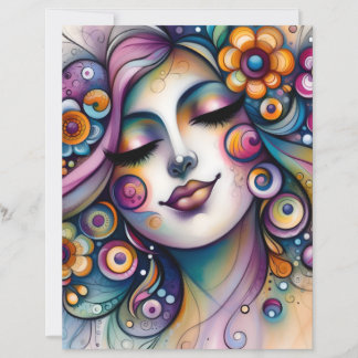 Papier scrapbook Femme Fantaisiste Murmurante