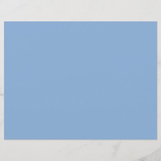 Papier scrapbook floral bleu (Dos)