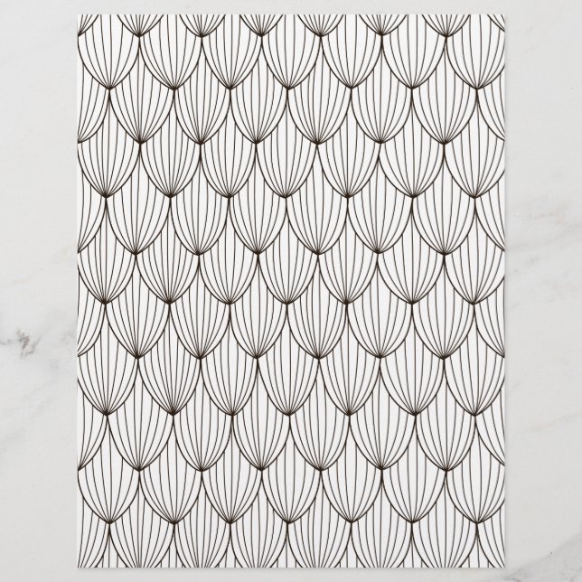 Papier scrapbook pour coloriage de bardeaux de pét (Devant)